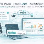 Series MQTT & IoT – Bài 2: Tạo Device → Kết nối MQTT → Gửi telemetry đầu tiên