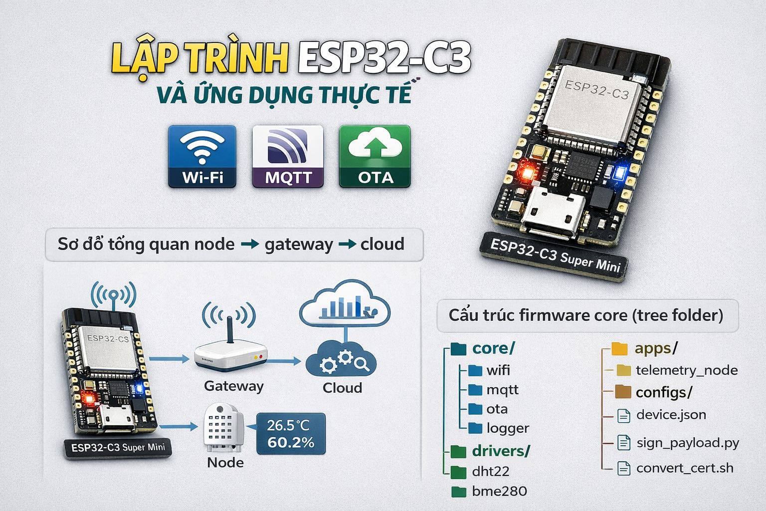 Series: Lập trình ESP32-C3 SuperMini và Ứng dụng thực tế