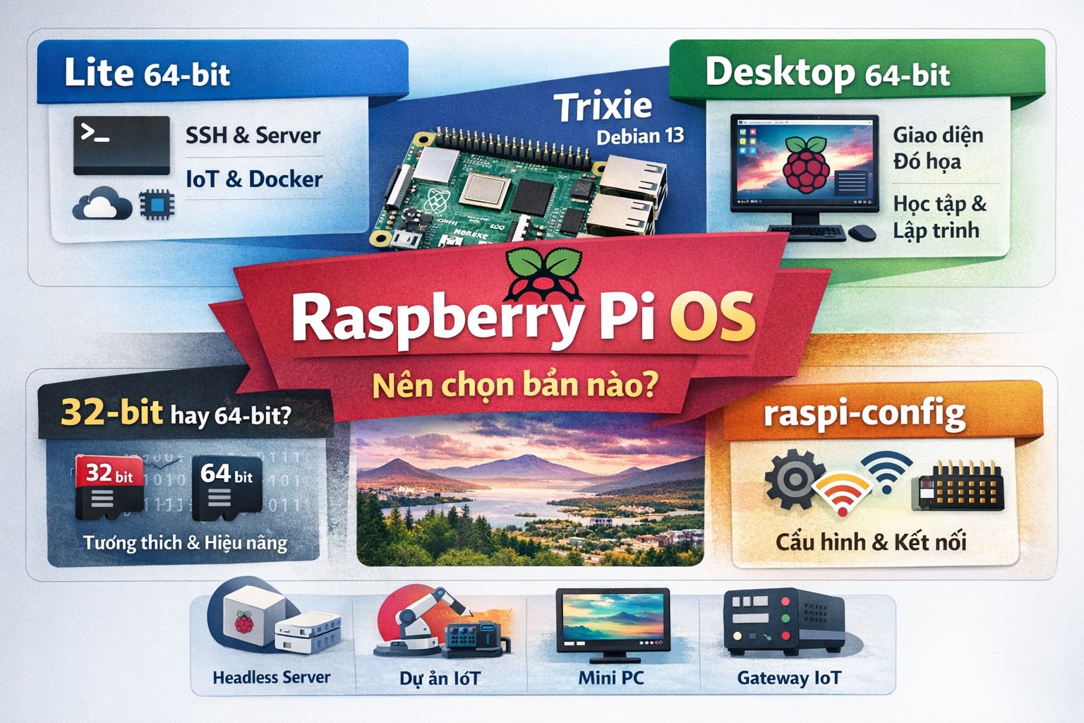 Series: Raspberry Pi OS – Bài 1: Nên chọn bản nào để bắt đầu?