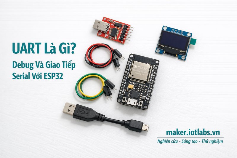 UART Là Gì? Debug Và Giao Tiếp Serial Với ESP32